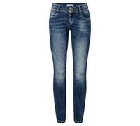 Timezone Damen Slim EnyaTZ Jeans, Blue Worn Out wash, 31/32
