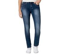 Slim-fit-Jeans TIMEZONE "Slim TahilaTZ Womenshape", Damen, Gr. 30, Länge 34, blau, 91% Baumwolle 7% Polyester 2% Elastan, normal, Jeans Slim-fit-Jeans (30010766-30) blau