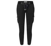 Timezone Damen slim malikatz 7/8 Freizeithose, Washed Black, 28W EU