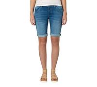 Timezone Damen Slim NaliTZ Jeans-Shorts, Opal Blue Wash 3485, 31