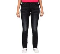 Timezone Damen Slim TahilaTZ Womenshape Slim Jeans, per Pack Schwarz (Black Diamond wash 9047), W26/L30 (Herstellergröße: 26/30)