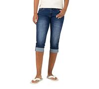 Timezone Damen Slim TaliTZ 3/4 Shorts, Lush Blue wash, 27