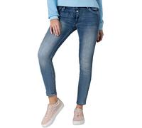 Timezone Damen Tight AleenaTZ 7/8 Freizeithose, Aqua Blue wash, 31