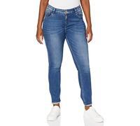 Timezone Damen Tight AleenaTZ Womenshape Jeans, Capri Blue wash, 28/30
