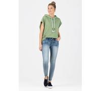 Timezone Damenjeans Tight Sanya aqua blue wash Hellblau W30-L30