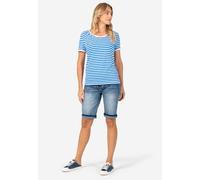 Timezone Damenshorts Slim NaliTZ fresh indigo wash Blau 26