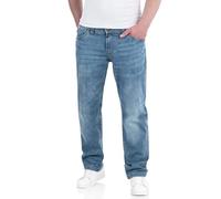 Timezone EduardoTZ Eduardo Slim Fit Jeanshose - Blue Denim Wash Bequeme Herrenjeans (DE/NL/SE/PL, Bundweite & Schrittlänge, 31, 34, Blue Denim wash)