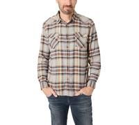 Timezone Hemd in Braun - Größe L | Herren Plussize