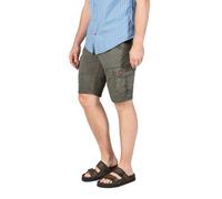 Timezone Herren Cargo Bermuda Shorts Regular RYKERTZ Short Mid Waist Regular Fit, Größe:W 38, Farbe:1202-8686 Washed Metal Grey