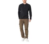 Timezone Herren Cargo Hose Regular BENTZ - Regular Fit - Braun Grau Grün Stretch, Größe:40W / 34L, Farbe:Carmello Minimal 6408