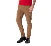 Timezone Herren Cargo Hose Regular NIKLASTZ - Regular Fit - Grau Blau Grün Braun, Größe:34W / 32L, Farbe:Peanut Brown 6095