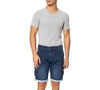 Timezone Herren Cargo Jeans Shorts 25-10021 Stanley (21) Light Aged wash W36