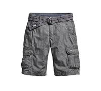 Timezone Herren Cargo Short Maguire - Loose Fit, Größe:W 32, Farbe:Grey Crystal (8006)