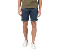 Timezone Herren Chino Shorts Slim JANNOTZ Short Mid Waist Slim Fit W29-W38, Größe:W 32, Farbe:1215-30057 Washed Indigo Blue