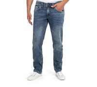 Timezone Herren Jeans Hose 27-10015-00-3058 GerritTZ Slim mit schmalem Bein Indigo Water Wash (3831) 32/32