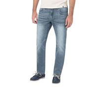 Timezone Herren Jeans Regular GERRITTZ - Mid Waist - Regular Fit - Blau, Größe:38W / 32L, Farbe:3791-3471 Blue Grey Wash