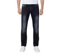 Timezone Herren Jeans Regular GERRITTZ - Mid Waist - Regular Fit - Blau, Größe:38W / 34L, Farbe:T2 70015.3366-6454 Indigo Rough wash