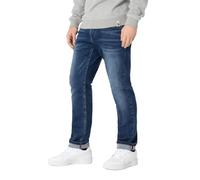 Timezone Herren Jeans Regular JACKTZ - Regular Fit - Blau - Bright Navy Wash, Größe:36W / 34L, Farbe:Bright Navy Wash 3137
