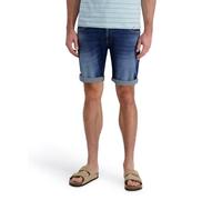 Timezone Herren Jeans Shorts Slim SCOTTYTZ - Mid Waist Slim Fit - Blau, Größe:W 30, Farbe:T2 50013.3226-03819 Middle Blue Wash