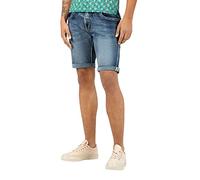 Timezone Herren Jeans Shorts Slim SCOTTYTZ - Slim Fit - Blau - Dark Sea Wash, Größe:W 32, Farbe:Dark Sea Wash 3007