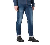 Timezone Herren Jeans Slim EDUARDOTZ Mid Waist - Slim Fit - Blau Grau, Größe:34W / 32L, Farbe:3810-3328 Dark Navy Wash