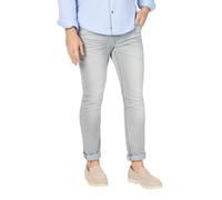 Timezone Herren Jeans Slim EDUARDOTZ Mid Waist - Slim Fit - Blau Grau, Größe:34W / 34L, Farbe:3307-2085 Light Grey Wash