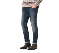 Timezone Herren Jeans Slim SCOTTTZ - Mid Waist - Slim Fit - Blau, Größe:32W / 34L, Farbe:3770-3130 Indigo Night Wash