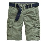 Timezone Herren Loose Maguire Cargo incl. Belt Shorts, Grün (Army 4111), W31(31)