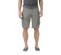 Timezone Herren Loose Maguire incl. Belt Shorts, Grün (Castor Green 4016), W32