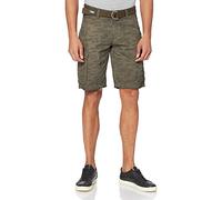 Timezone Herren Loose MaguireTZ Cargo Shorts incl. Belt Bermudas, Green Type, 30