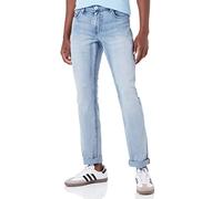 Timezone Herren Slim EduardoTZ, Aqua Blue Wash, 33W / 34L EU