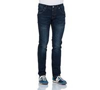 Timezone Herren Slim Jeanshose EduardoTZ, Gr. W33/L36, Blau (raywash 3728)