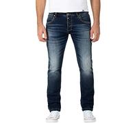 Timezone Herren Slim Scotttz Skinny Jeans, Blau (sea Blue Aged wash 3924), W36/L30 (Herstellergröße:36/30)