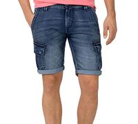 Timezone Herren Slim StanleyTZ Short, Blue Patriot Wash, 30W EU