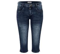 Timezone Jeans-Caprihose "Dashni" in Dunkelblau - Größe W28 | Damenhosen