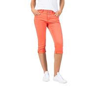 Timezone Jeans-Caprihose "Enya" - Slim fit - in Orange - Größe W32 | Damenhosen