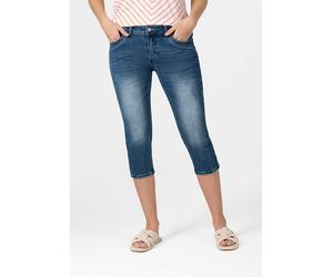 Timezone Jeans-Caprihose "Tali" in Blau - Größe W31 | Damenhosen