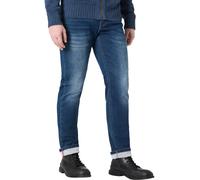 Timezone Herren Jeans Slim EDUARDOTZ Mid Waist - Slim Fit - Blau Grau, Größe:36W / 30L, Farbe:3810-3328 Dark Navy Wash