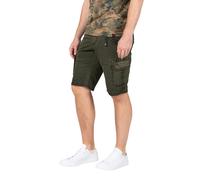 Timezone Jeansshorts "Ryker" - Regular fit - in Khaki - Größe W29 | Herren Shorts