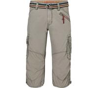 Timezone Loose MilesTZ 3/4 Herren-Cargoshorts Farbe Military Grey