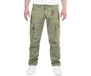 Timezone RogerTZ Roger Herrenhose Cargohose lässig modern (W33/L30, Washed kaki)