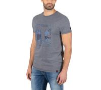 Timezone Shirt in Grau - Größe L | Herren Plussize