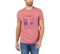 Timezone Shirt in Rot - Größe L | Herren Plussize