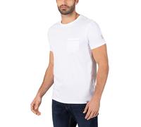 Timezone Shirt in Weiß - 40% | Größe XL | Herren Plussize