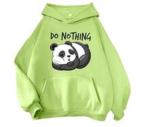 TIMIYUYU Kawaii Hoodie Teenager Mädchen Pullover Frosch Kapuzenpullover Kapuzenpulli Hoodies Sweatshirt mit Kapuze Oversize Cartoon Hoodies Bequem Casual Warme Pullover Oberteile (z5-Green, S)