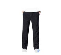 TINBOSE Jogginghose Herren Winter Fleece Gefüttert Trainingshose Wasserdicht Outdoorhose Lange Winddichte Sporthose Warme Sherpa(Blue,X-Large)