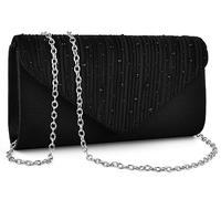 TINDTOP Abend-Clutch für Damen, Handtasche für Hochzeit, Party, Cocktail und Abschlussball, Umhängetasche, Schultertasche im Umschlag-Design