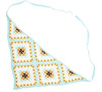 TINEASUR Gehäkeltes Haarbandana aus Stoff für Damen mit Breiter Nutzung und Schweißschutz Modernes Stirnband für Yoga und Alltag Blau Einfaches Design