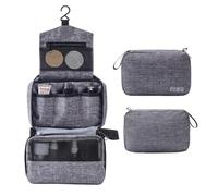 TINEASUR Kosmetiktasche mit Großer Kapazität und Haken Faltbare Reisetasche aus Strapazierfähigem Stoff für Camping und Fitnessstudio