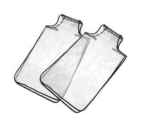 TINEASUR Transparente PVC Gepäckhülle 2 Stück Kratzfest Kofferschutzhülle Für 30-Zoll Rollkoffer Reise Staubschutz